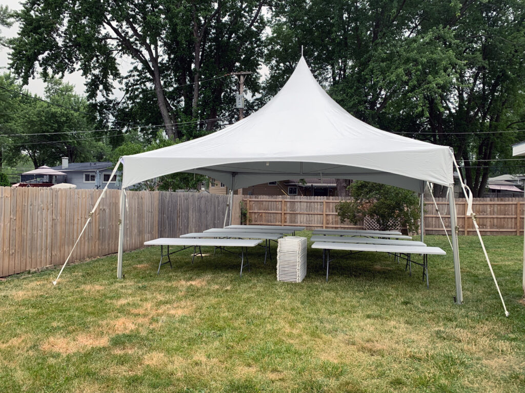 20x20 Graduation Party Tent for Rent Oswego