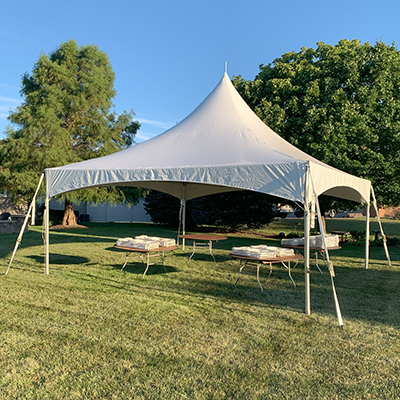 20x20 Wedding Tent for Rent Naperville Illinois