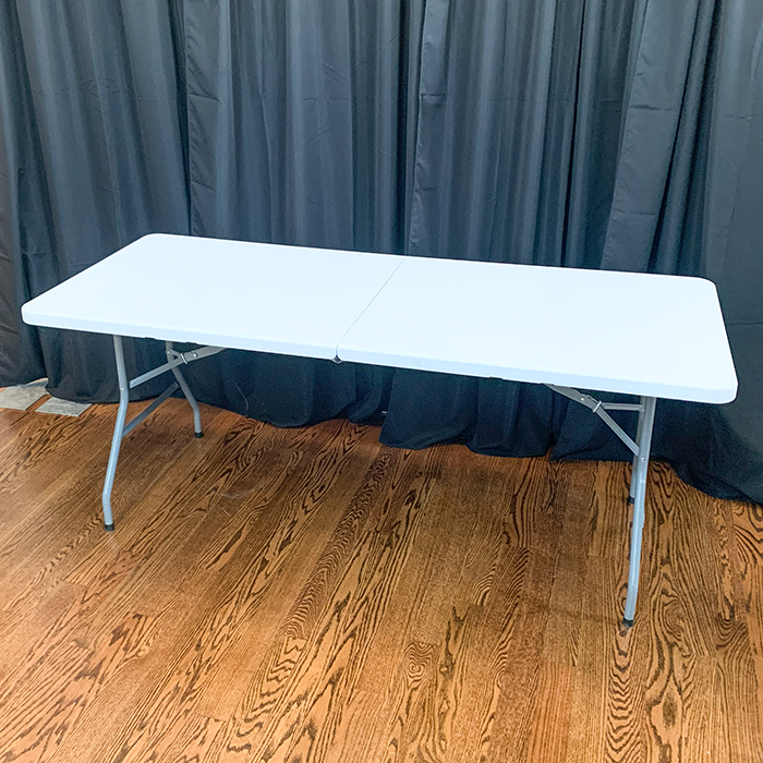 Rent white folding tables for party