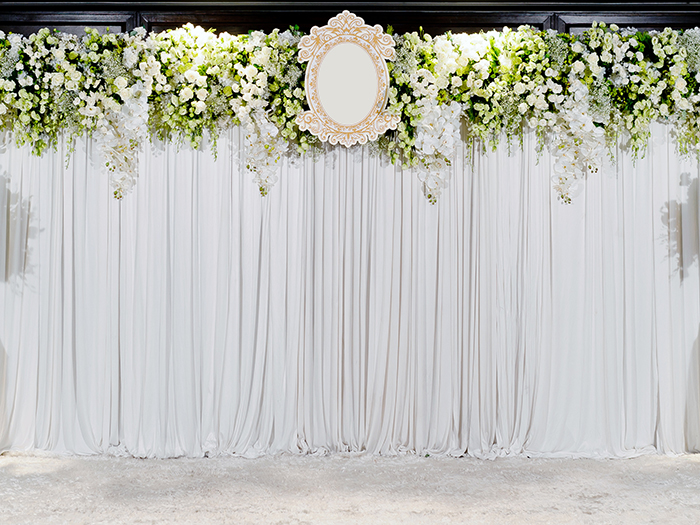 Wedding backdrop and photo booth backdrop rentals.