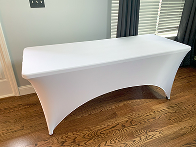 Rent spandex table covers