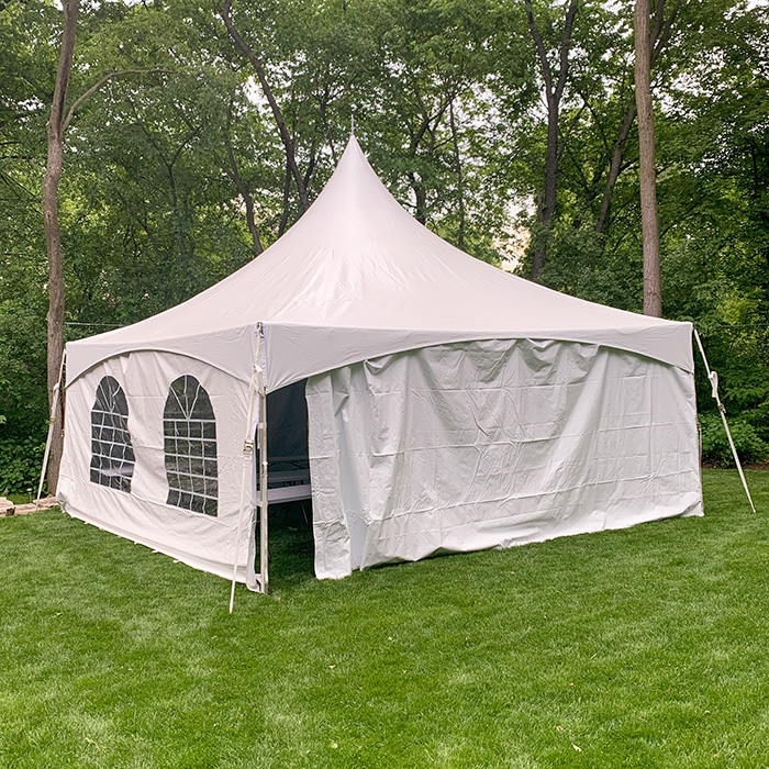 20x20 heated party tent for rent