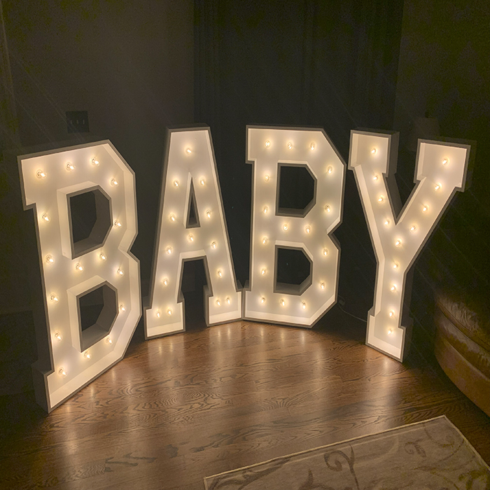 Rent Oh Baby Marquee Letters